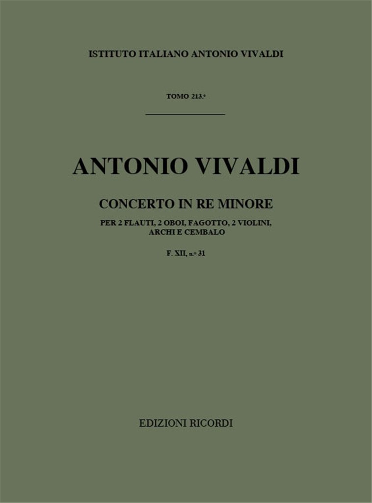 Concerti Per Strumenti Diversi E B.C.: